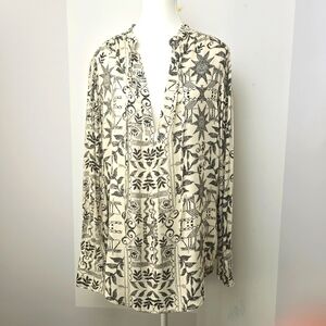Free People Mia Floral Long Sleeve Tunic (PTP 22")